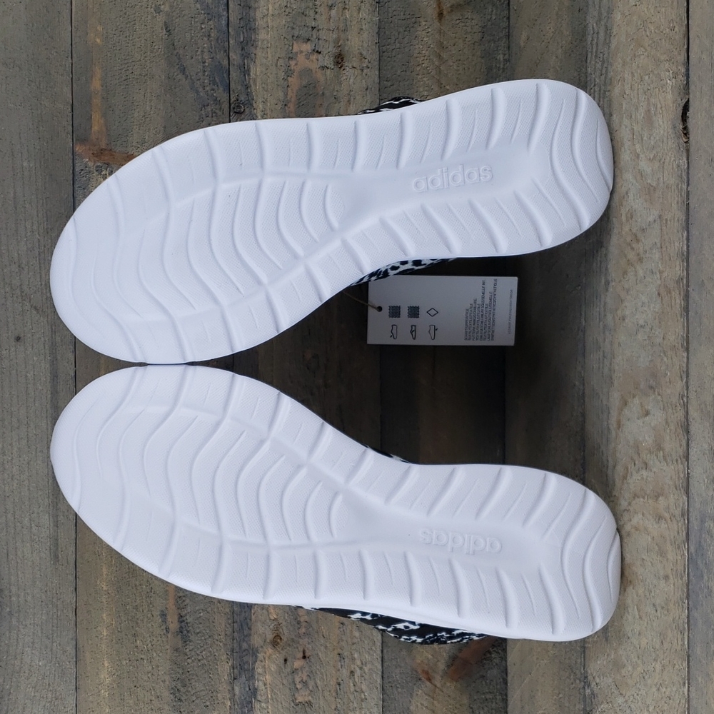 adidas Cloudfoam Pure 2.0 Leopard Print Black/White - Picture 6 of 10